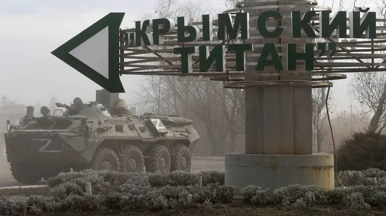Пожар и разрушения на «Крымском титане» в Армянске