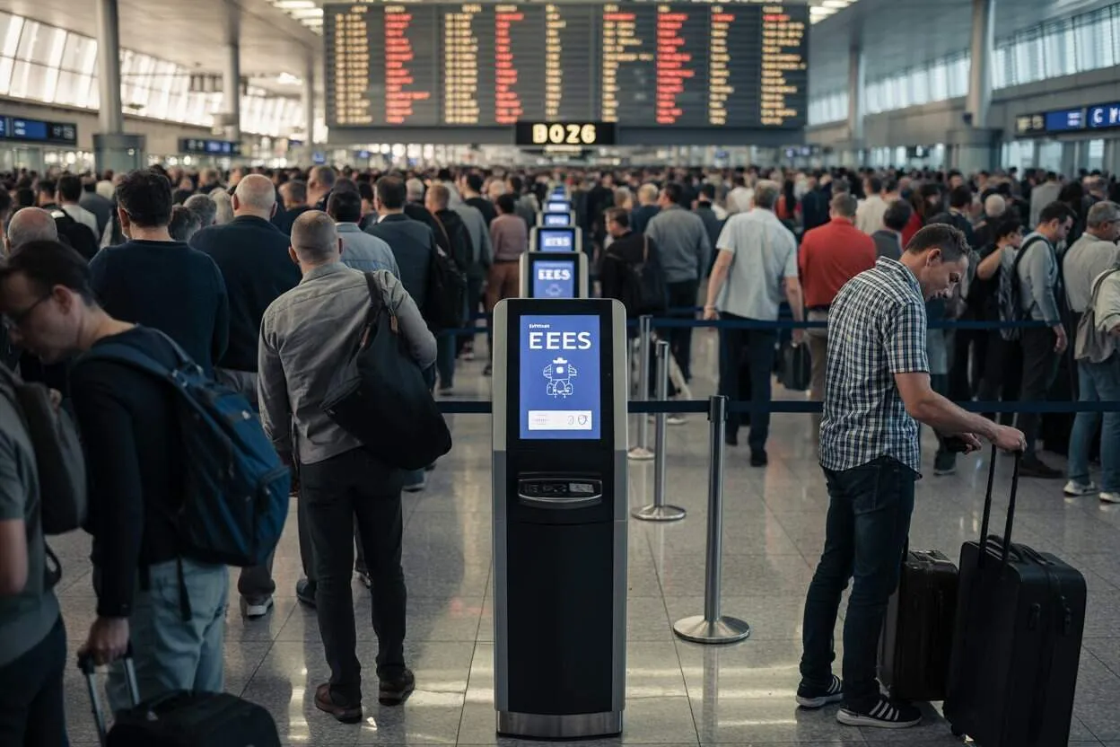 Запуск нової системи ЄС в’їзду та виїзду спричинив тригодинні черги в аеропортах
