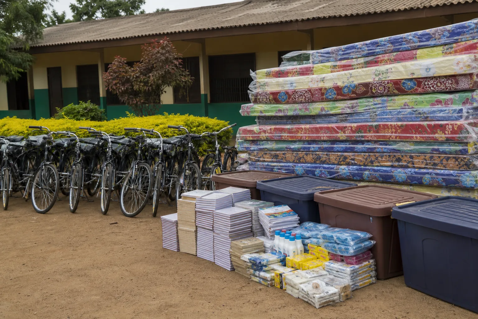 In Ghana, MP Ablakwa gives bicycles to 100 day students