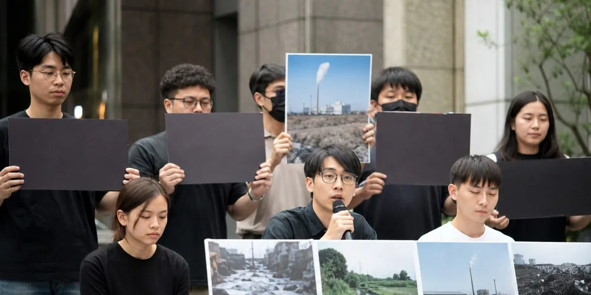 Activists urge TSMC to align RE100 targets in Shalun — Taipei Times