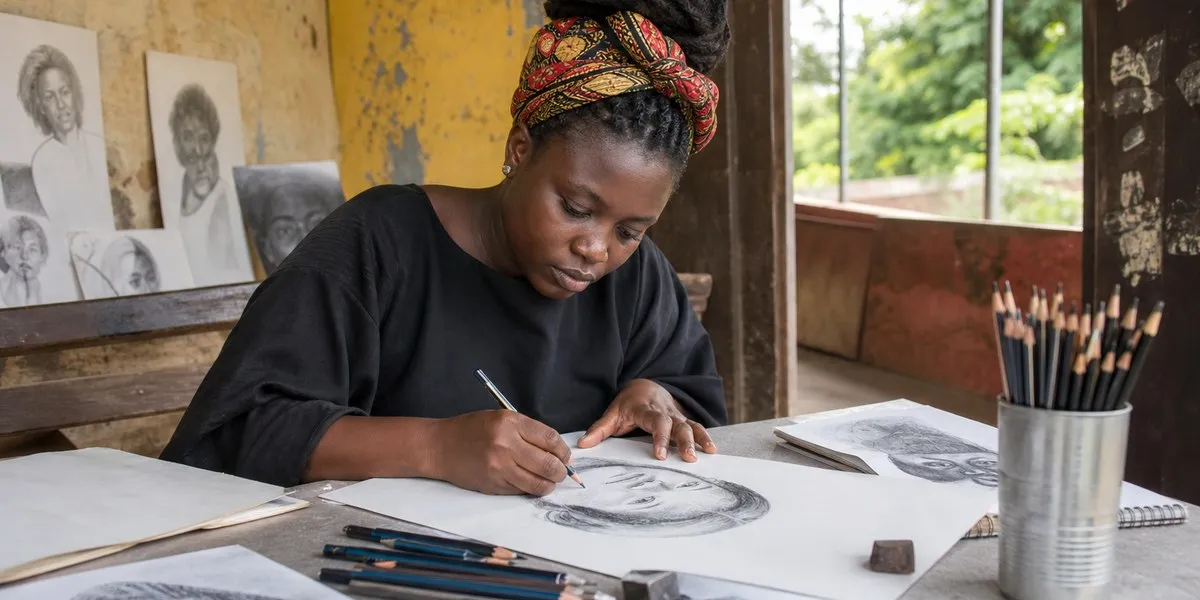 Ghanaian artist Aewura Adjoa advises artists to have additional income