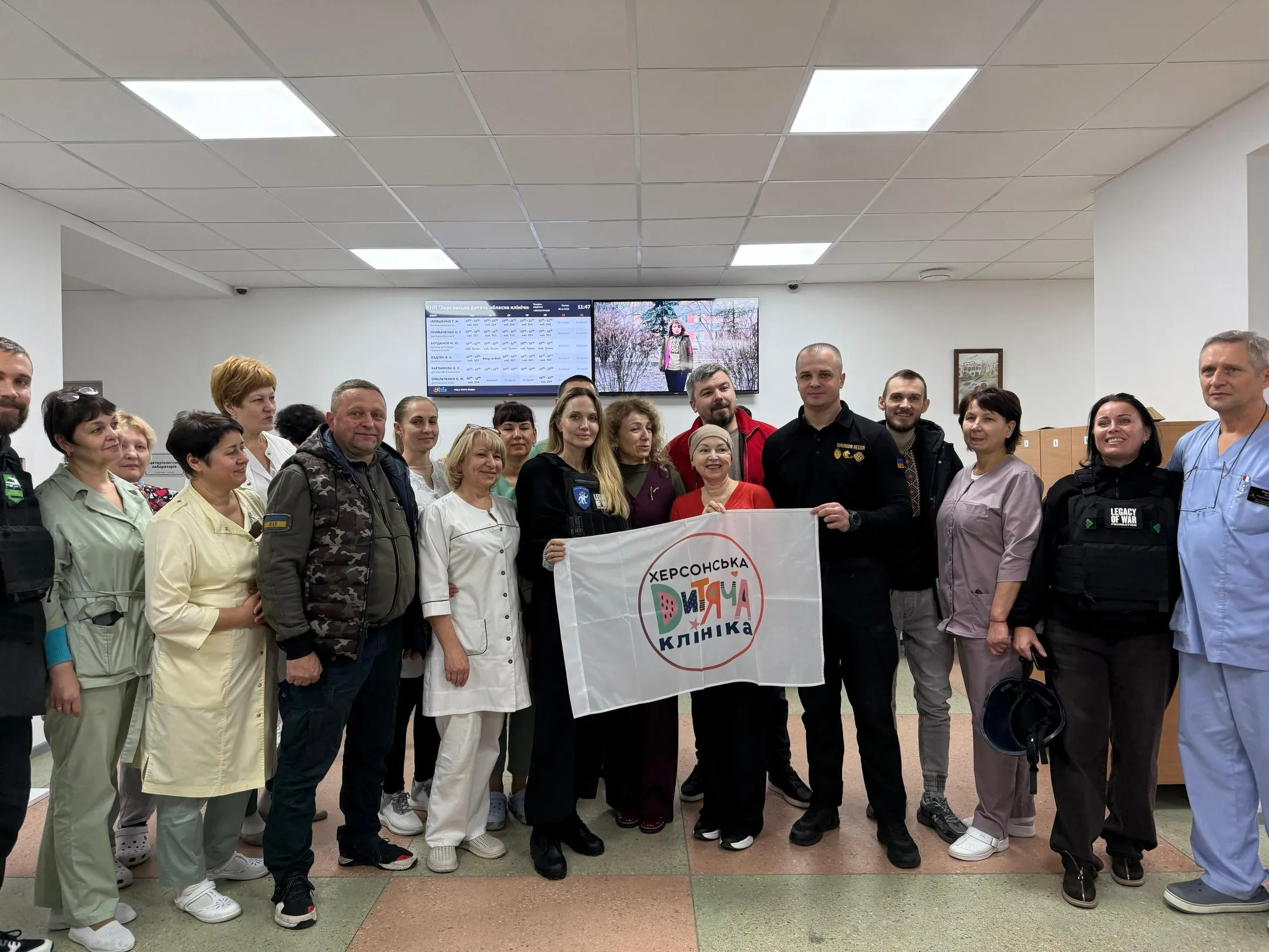 Директорка Херсонської лікарні поділилася враженнями від візиту Анджеліни Джолі