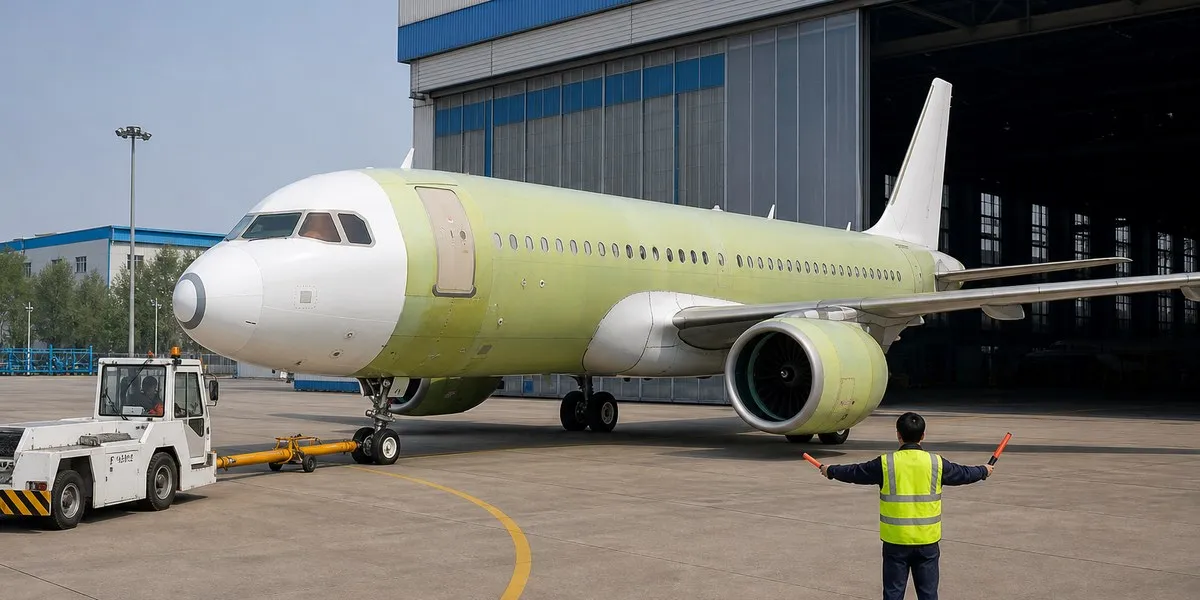 Airbus przekazał China Eastern pierwszy A320neo z drugiej linii w Tianjinie