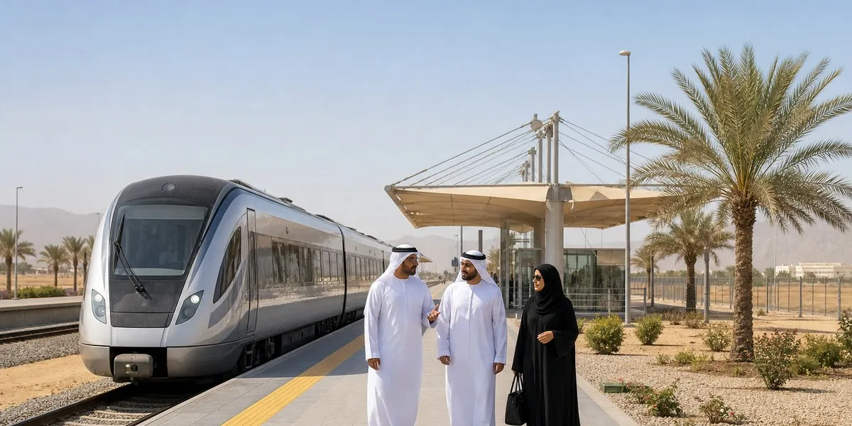 Al Dhaid w ZEA otrzyma pasażerską stację Etihad Rail — The National