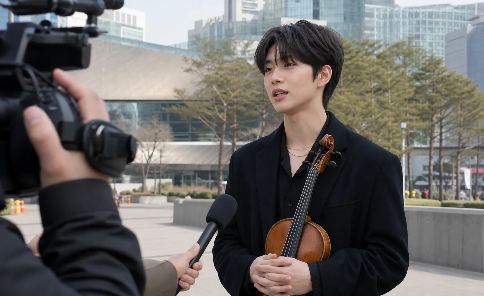 All’N develops K-pop with violin and his own label