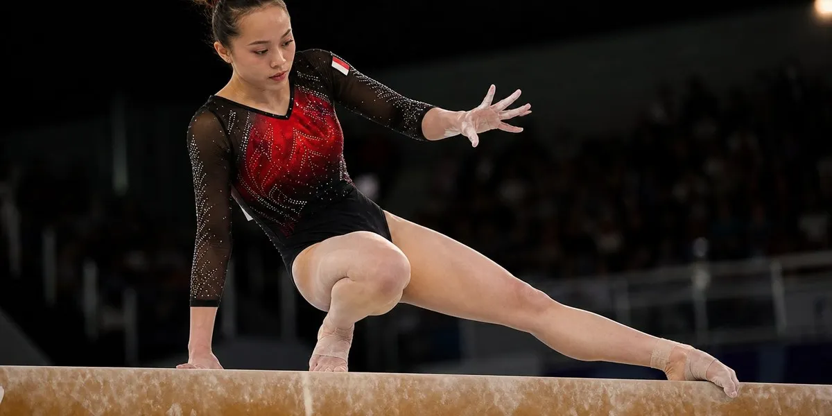 In Japan, gymnast Amanda Yap targets beam final