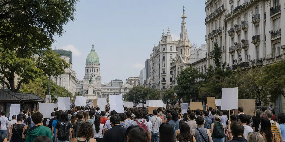 Thousands protest for university funding in Buenos Aires — Buenos Aires Times