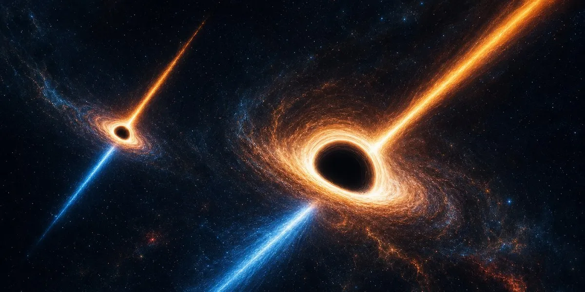 Astronomowie wykryli próg 2% dla opóźnionych dżetów czarnych dziur — ScienceDaily