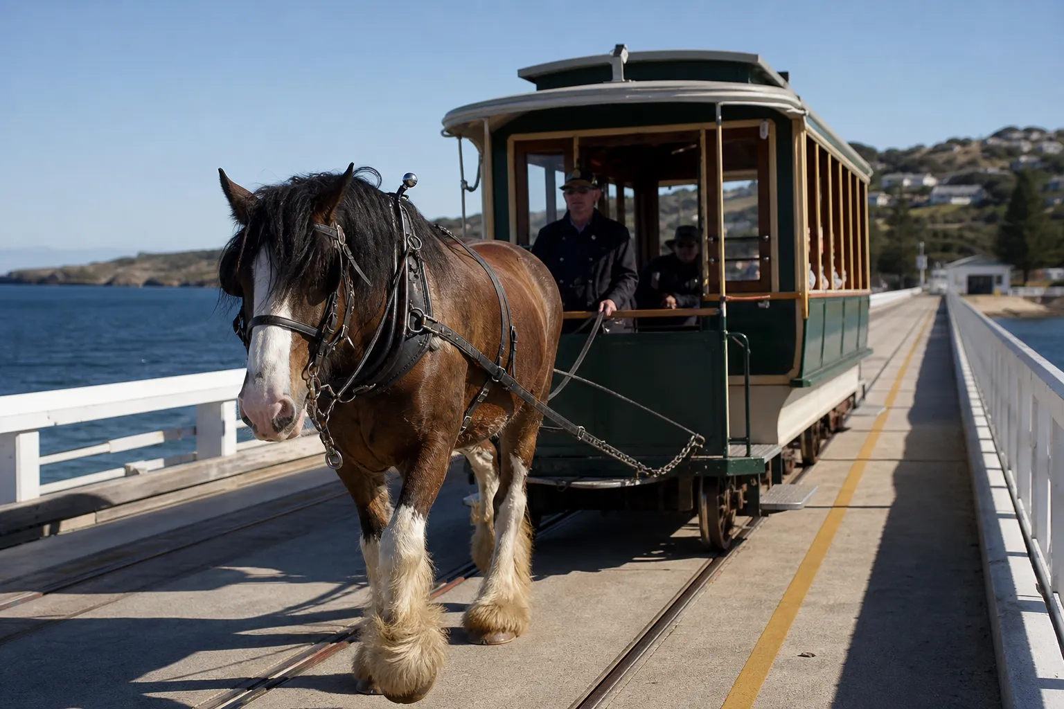 Historic horse-drawn tram horse Albert dies in Australia