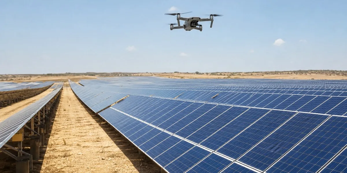 W Izraelu autonomiczny dron wykrył 154 usterki w elektrowni słonecznej