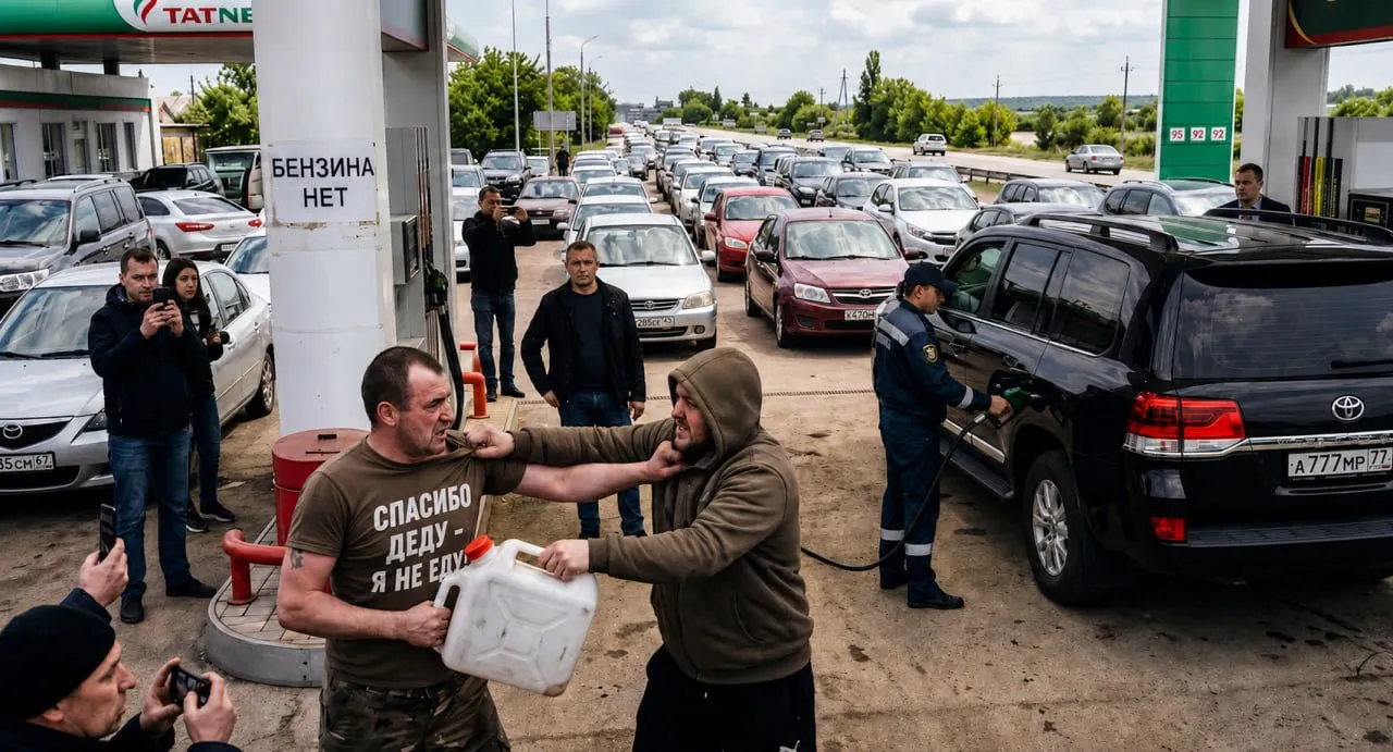 In Russia, new restrictions have been introduced for drivers waiting in line at gas stations