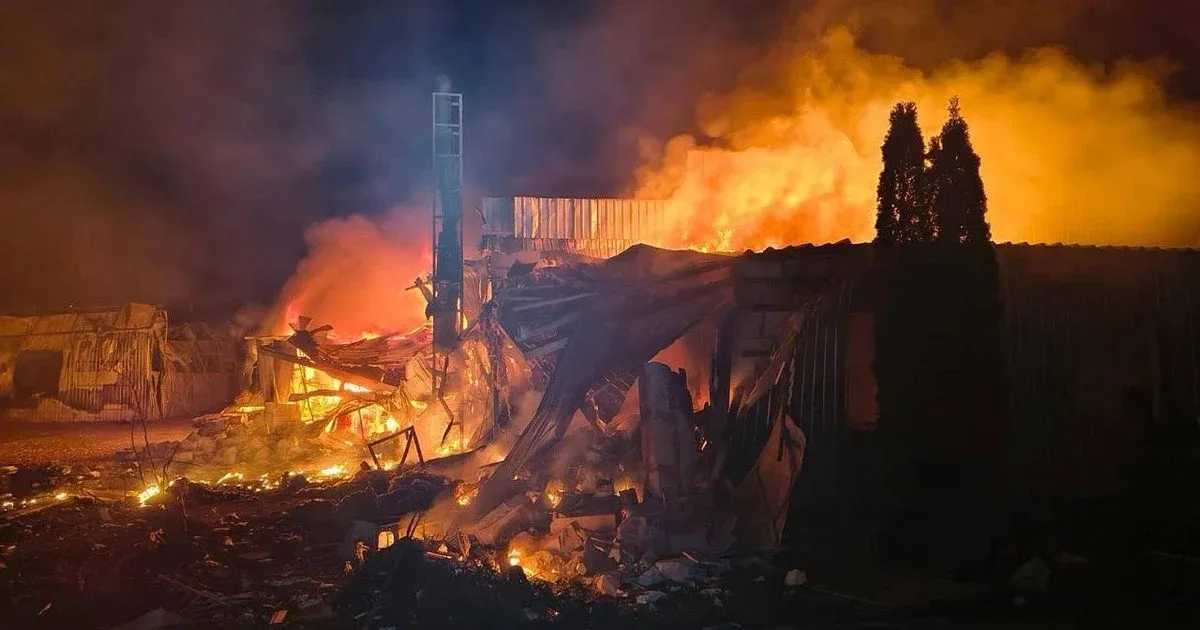 An enemy attack in the Kyiv region claimed one life and damaged an industrial facility