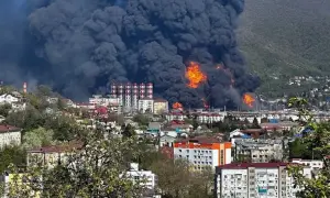 В результате ночной атаки дронов по Харькову есть раненый