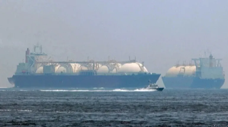 Qatar is exporting gas through the Strait of Hormuz despite tensions and the risk of a blockade