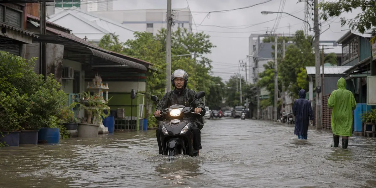 More than 300 mm of rainfall in 48 hours caused flooding in Bangkok — Channel NewsAsia