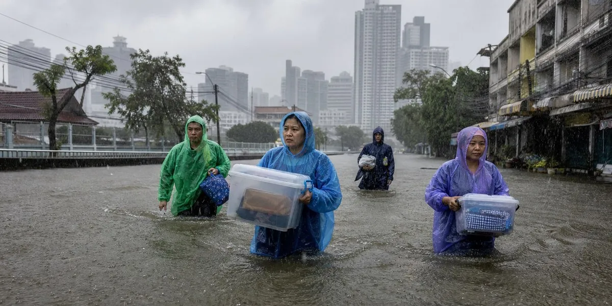 Powodzie w Bangkoku: prawie 4 900 osób ewakuowano do schronień — Asharq Al-Awsat