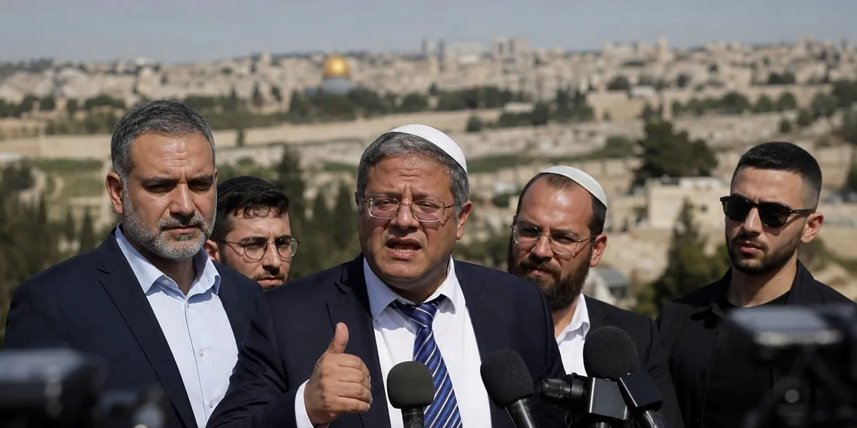 Minister Ben-Gwir chce stanąć na czele izraelskiego resortu obrony — Asharq Al-Awsat