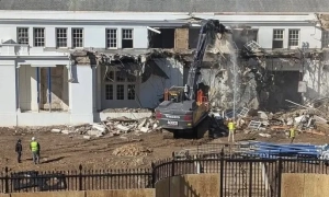 Ministerstwo Finansów USA zakazało pracownikom rozpowszechniania zdjęć z demontażu części Białego Domu