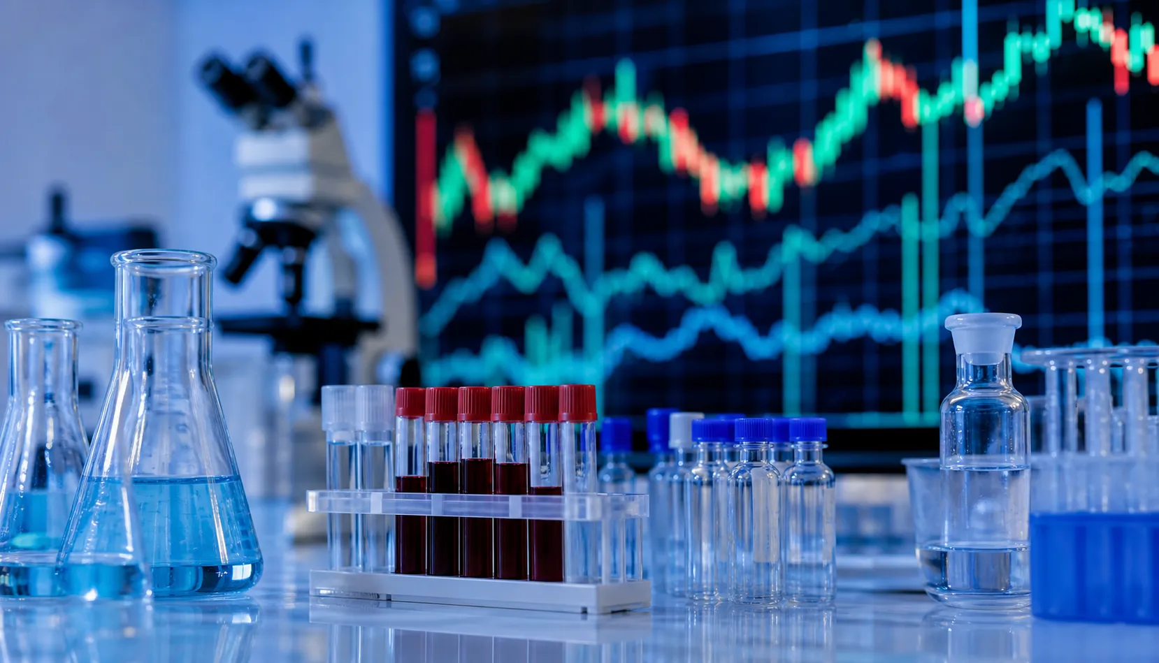 Akcje spółek biofarmaceutycznych spadły po niepowodzeniu badania Novartis