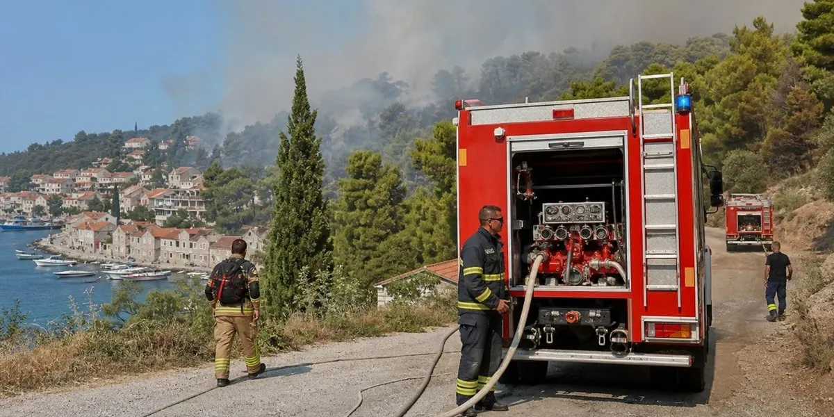Nearly 700 evacuated on Croatia’s Brač island due to fire — DW