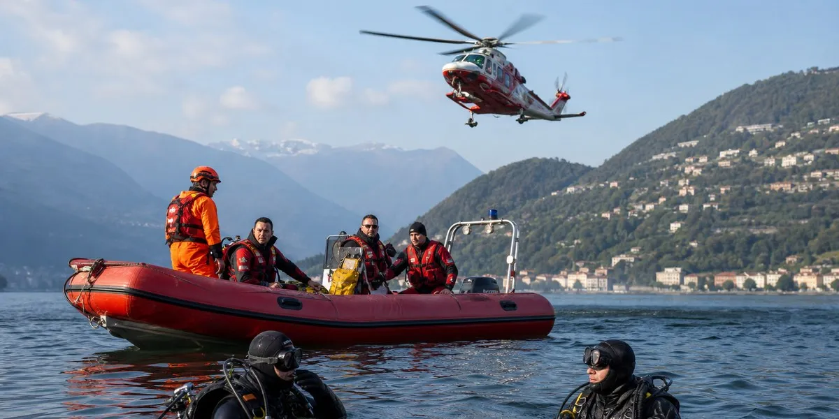 British man disappears in Lake Como after reportedly trying to save father and son — BBC News
