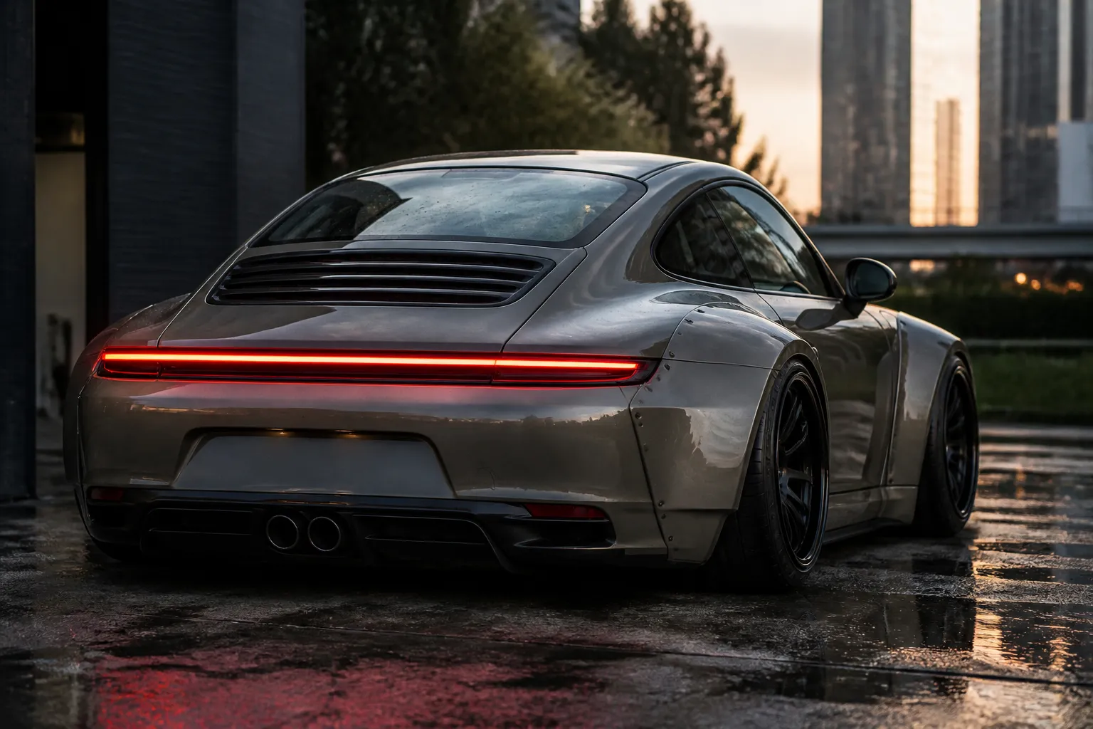 BTS Creativity stworzyła ekstremalną wersję Porsche 911 Indecent 009