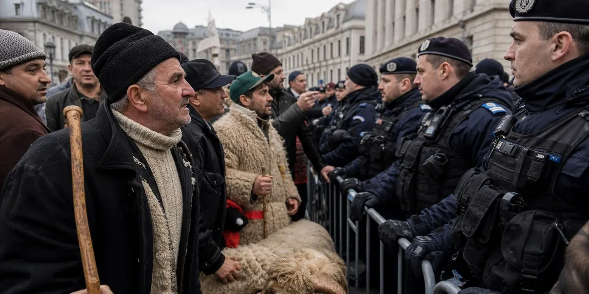 У Бухаресті протест фермерів-вівчарів переріс у сутички з поліцією