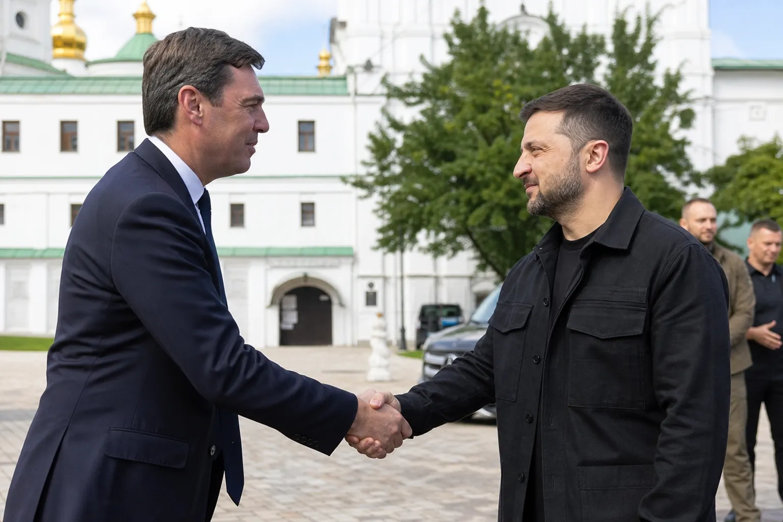 Burnham in Kyiv calls Russia’s threats “outrageous”