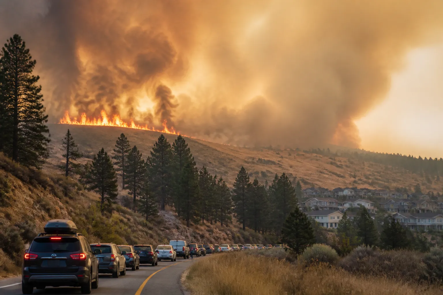 In Canada, more than 12,000 residents remain under an evacuation order due to a wildfire