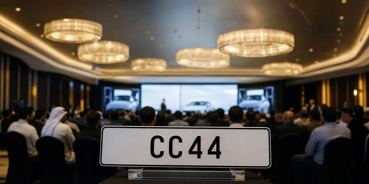 Номерной знак CC44 продали в Дубае за 6,72 млн дирхамов — The National