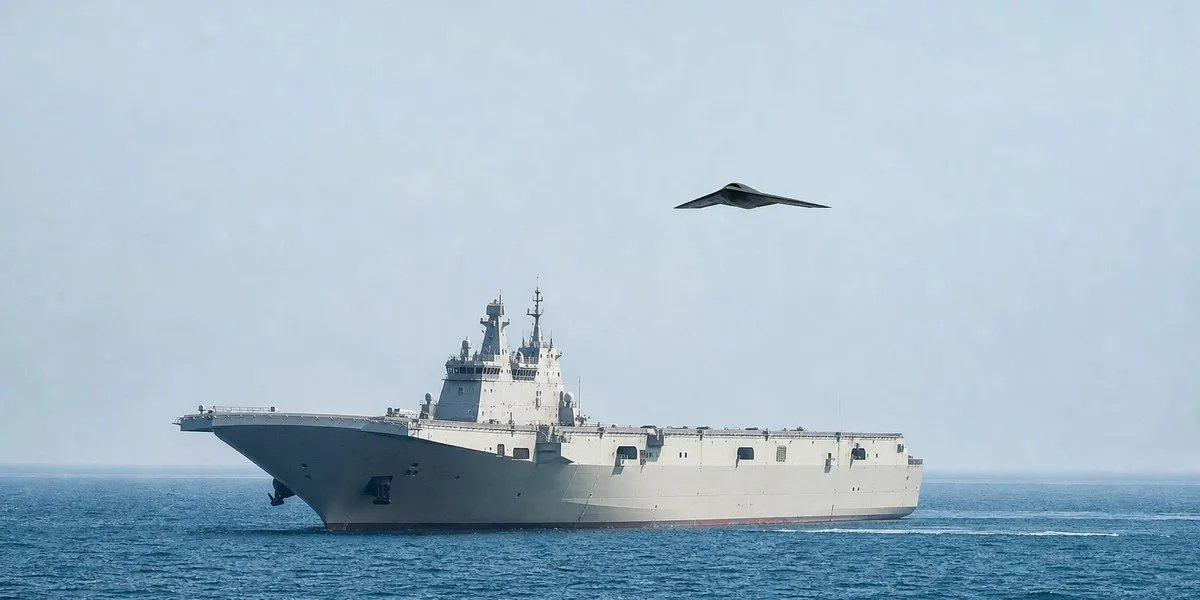 Китай заявил о первом взлете и посадке дрона GJ-21 на корабле — Asharq Al-Awsat