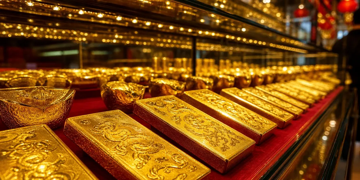 Китай импортировал более 1000 тонн золота за восемь месяцев — CNBC