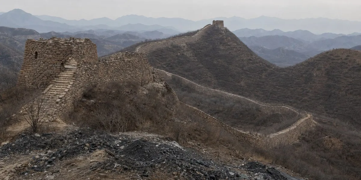 Coal mining waste damages section of Great Wall in China — South China Morning Post