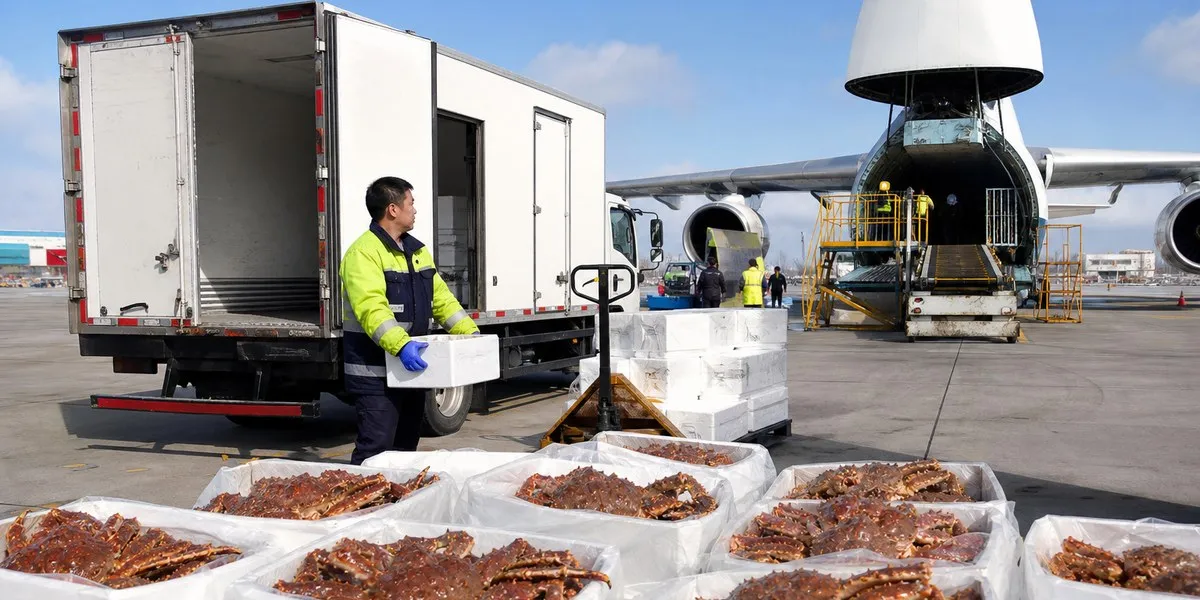 China launches route for king crab exports — ECNS