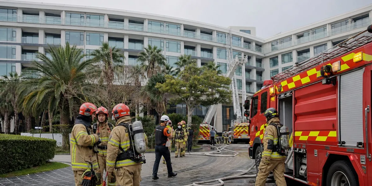 59 people hospitalized over chlorine gas at Jeju hotel — Korea Herald