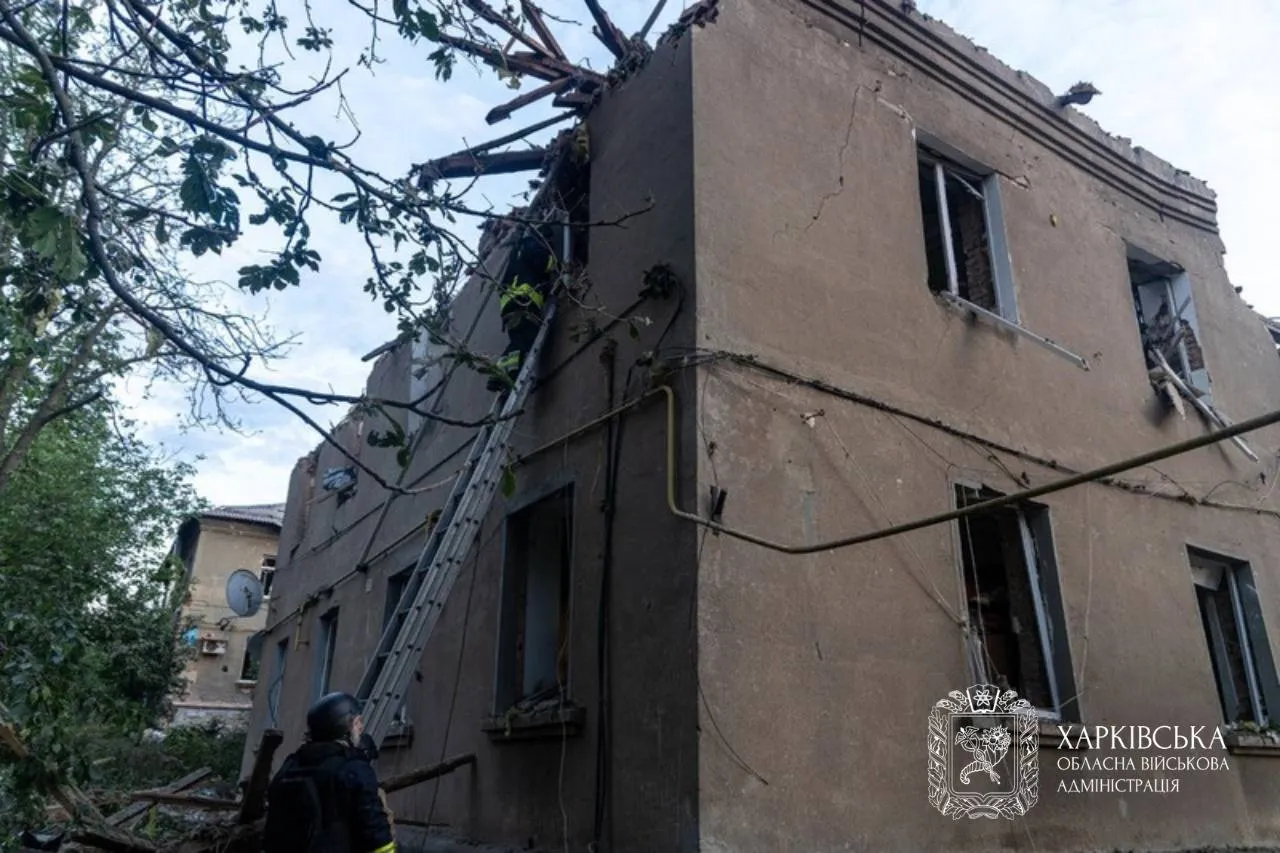 In Kharkiv, a Russian drone struck a high-rise building and injured one person