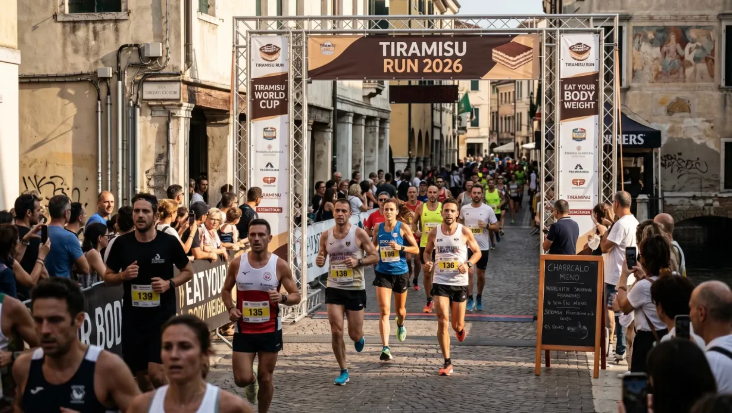 В Італії проведуть перший у світі забіг Tiramisu Run з дегустацією тірамісу