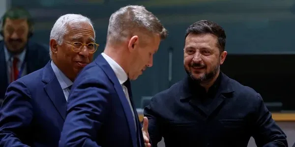 Зеленский впервые встретился с премьер-министром Венгрии Мадьяром в Брюсселе