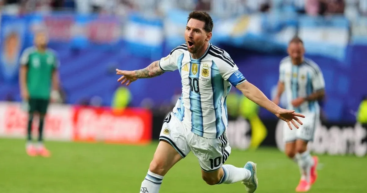 Messi scored a hat trick in Argentina's opening match at the 2026 World Cup