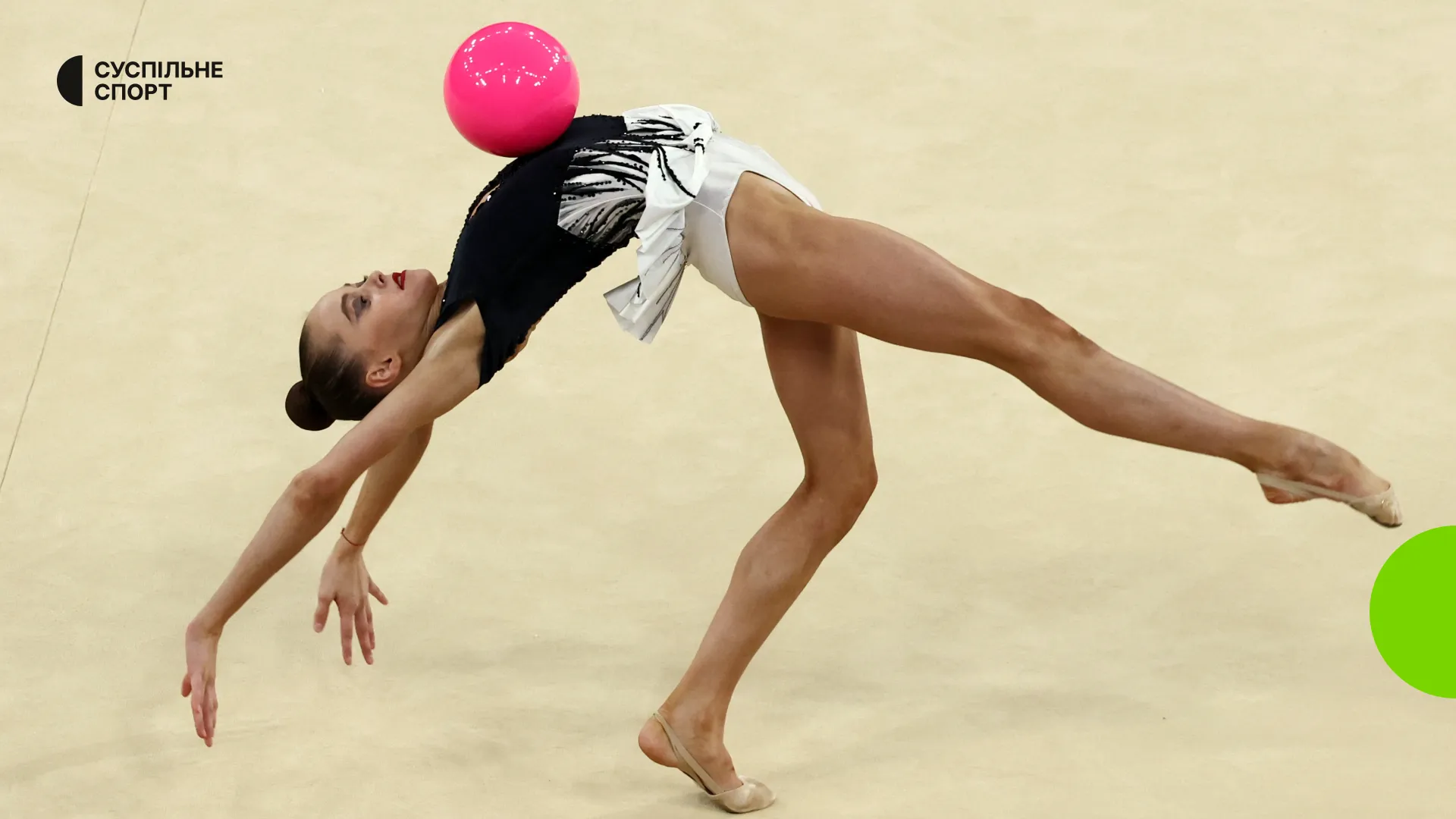 Onofrychuk won bronze at the 2026 European Rhythmic Gymnastics Championships in the all-around competition and made history