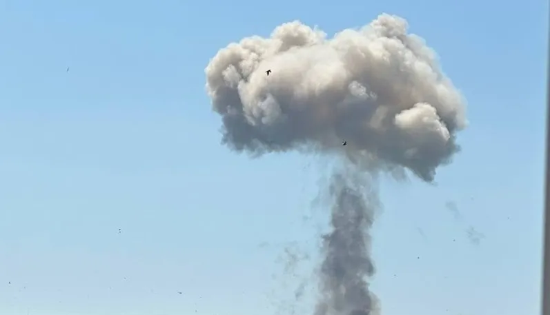 Four soldiers were wounded following explosions at a military training ground in Khmelnytskyi