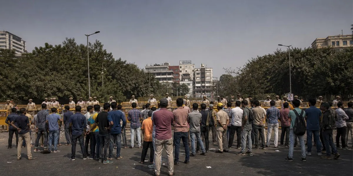 Protesters against voter roll revision detained in Delhi — The Guardian
