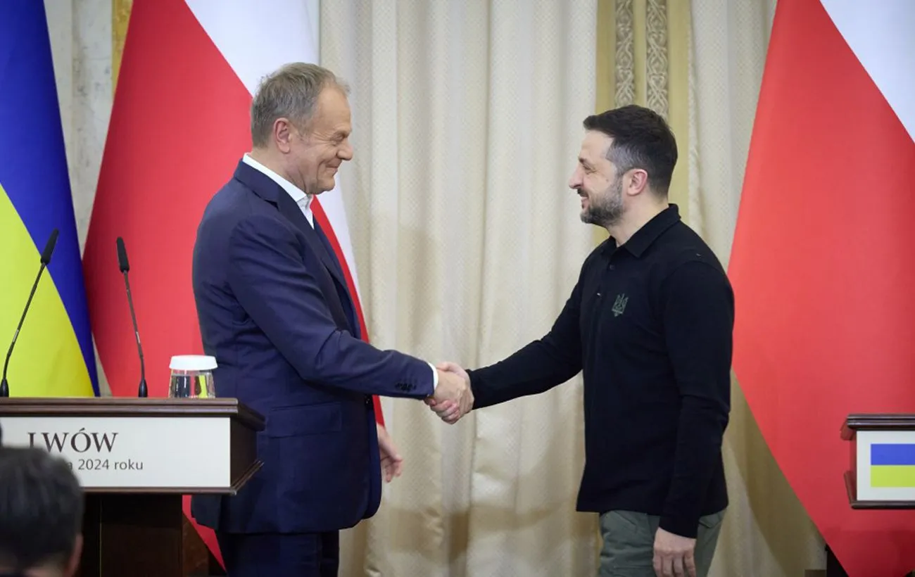 Переговори Зеленського і Туска розпочалися у Польщі