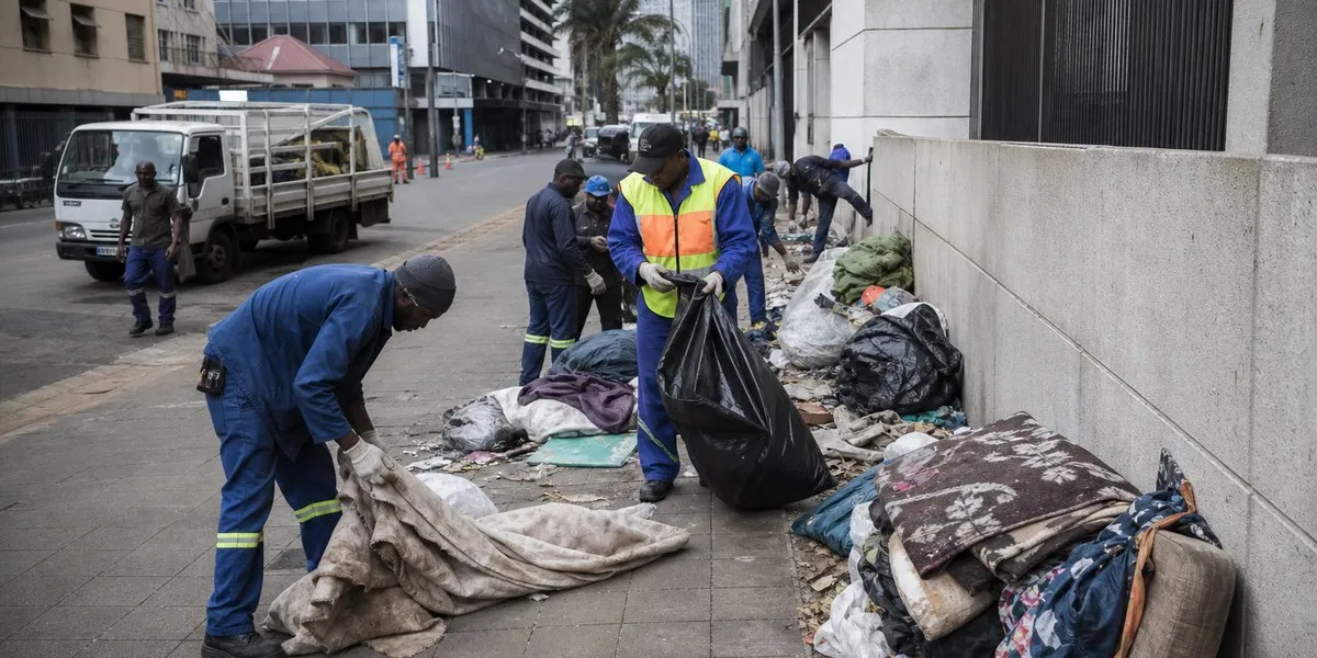 In Durban, refugees moved to Lindela Centre and city park