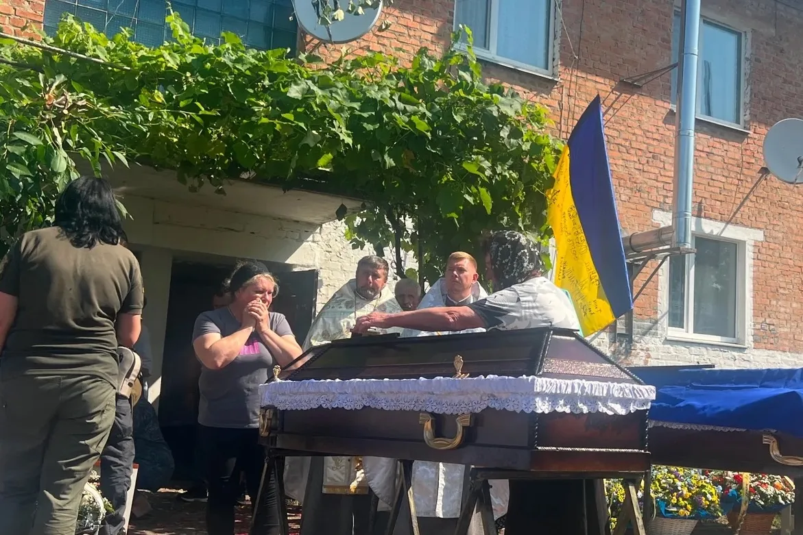 A funeral was held in the Kyiv region for the slain Moseychuk brothers
