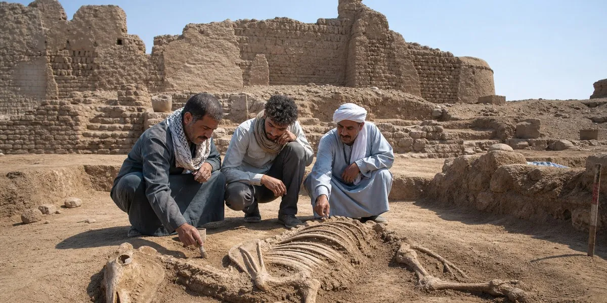 3,000-Year-Old Horse Interment Discovered in Egypt — Live Science 3,000-Year-Old Horse Interment Discovered in Egypt — Live Science