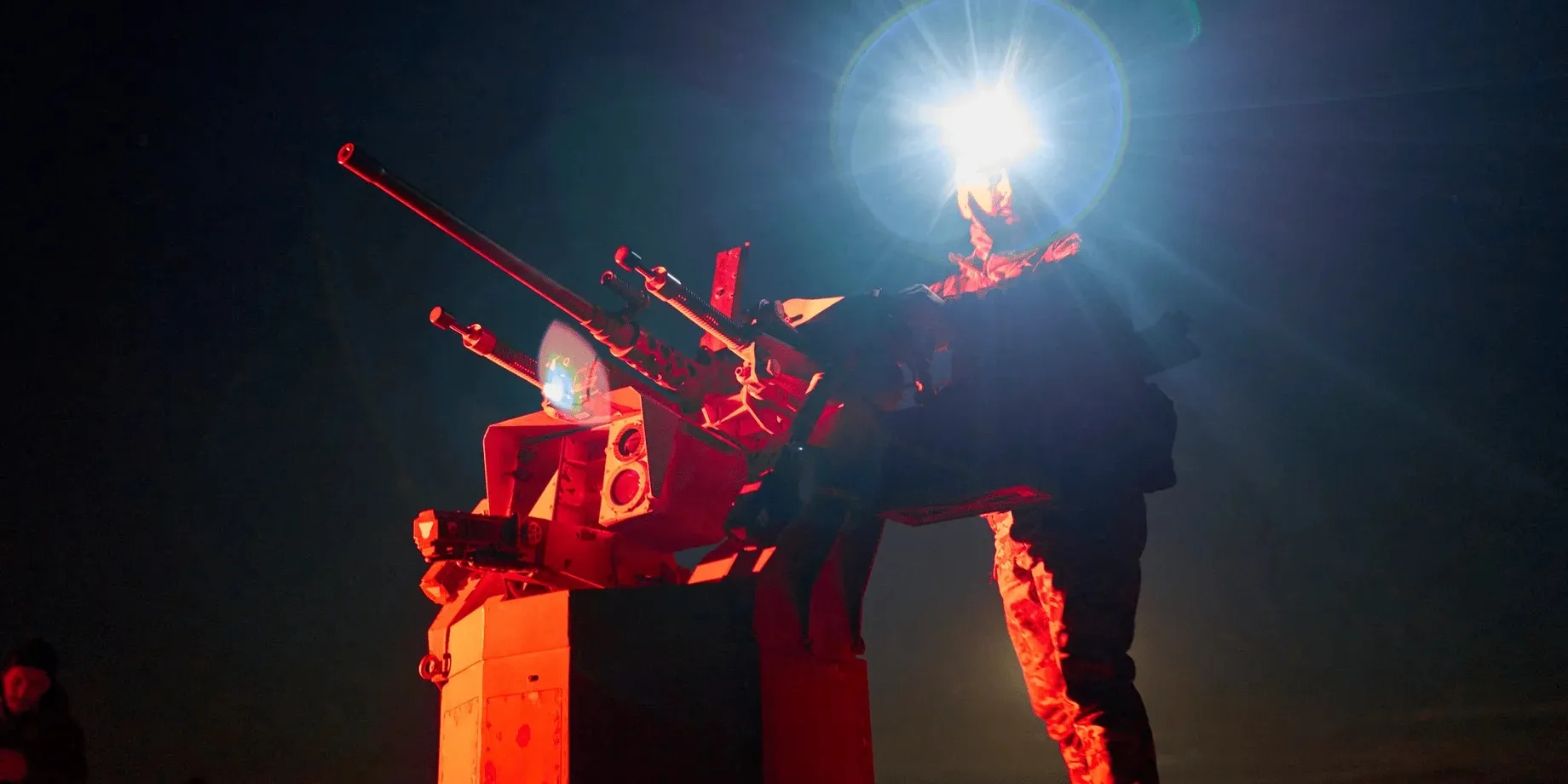 Air defense turrets shoot down Russian drones at a distance of up to 1.4 km
