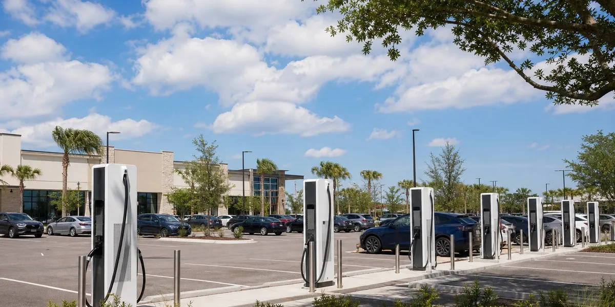 Electrify America在奥兰多启用24桩充电站——Electrek