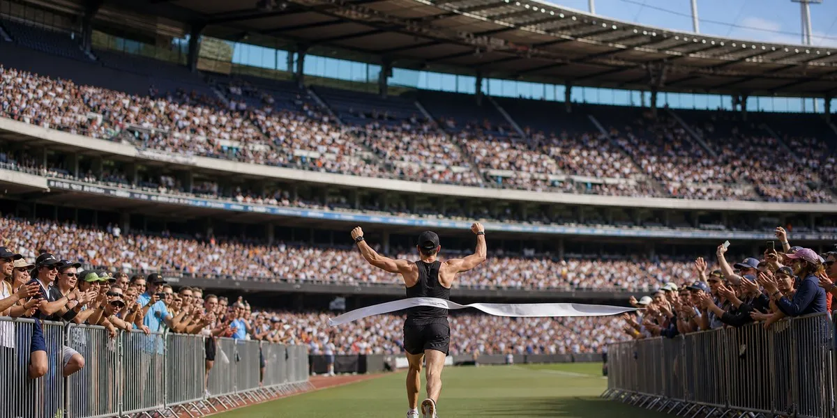 Kipchoge wins Melbourne Marathon and sets course record — The Guardian