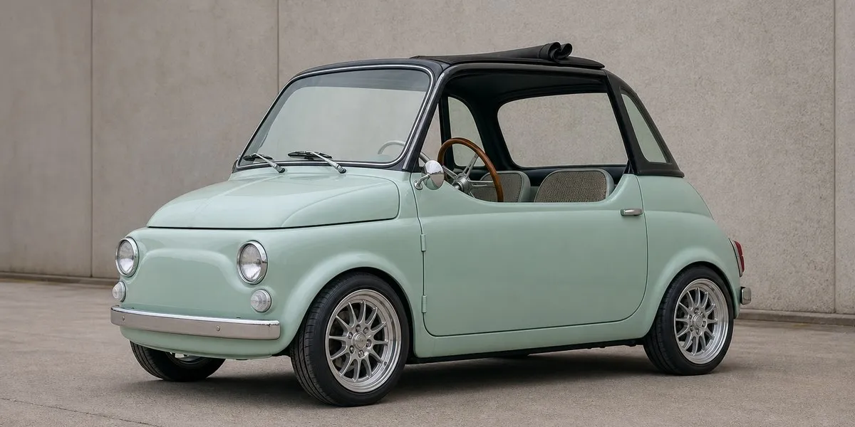 Entuzjaści zaczęli modyfikować kompaktowy samochód elektryczny Fiat Topolino